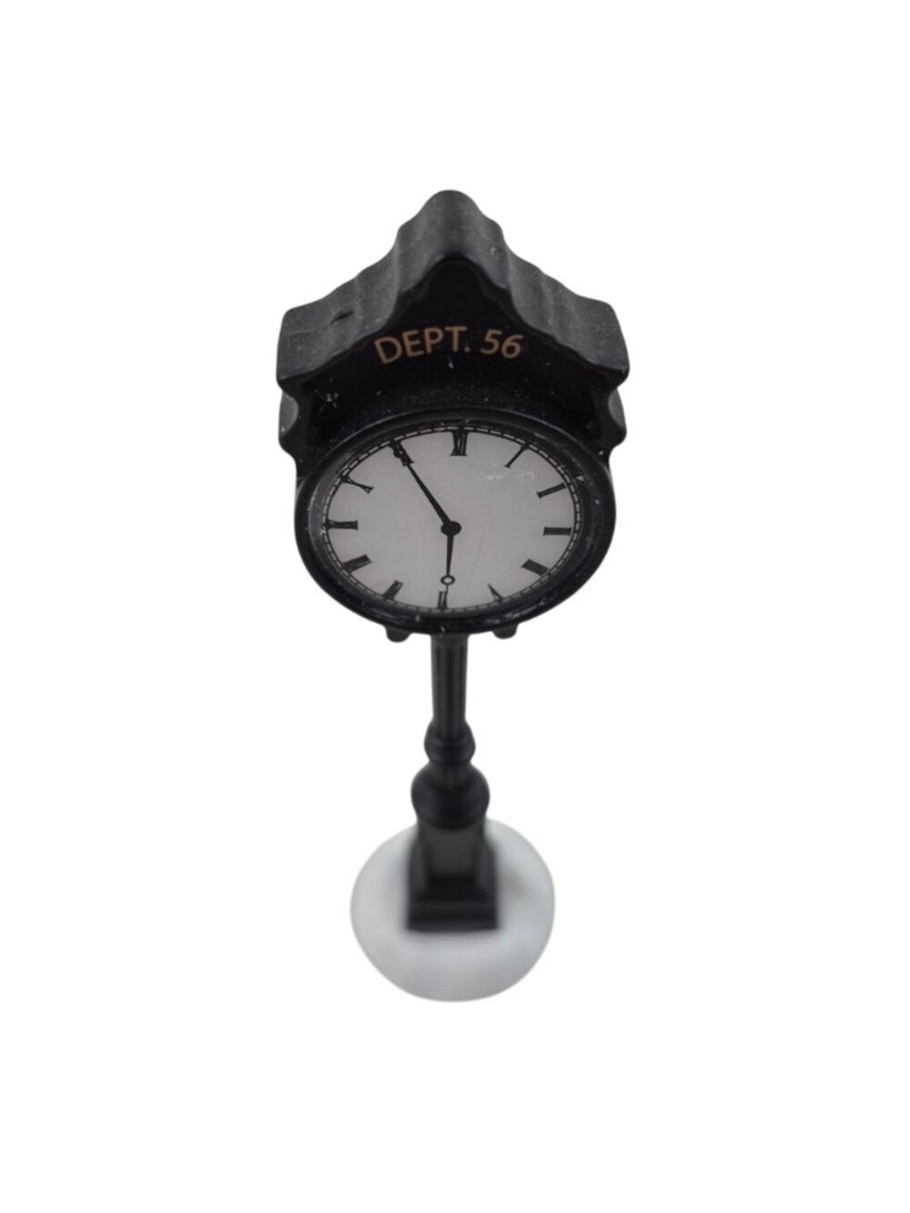 Department 56 Town Clock Village Accessory 4054645 Metal Resin Retired Boxed - Picture 8 of 10